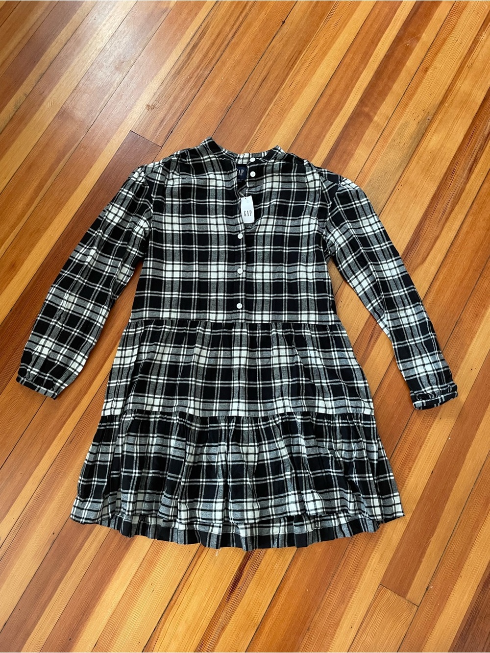 GAP XS Petite Flannel Dress NWT